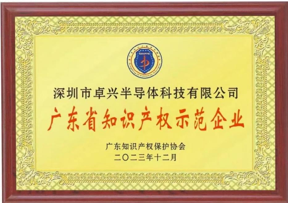 重磅榮譽(yù)丨卓興半導(dǎo)體榮獲兩大知識產(chǎn)權(quán)省級榮譽(yù)